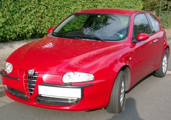 Szyba drzwiowa przednia lewa Alfa Romeo 147 FL